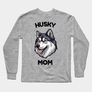 Husky Mom Dog Lover Gift Dog Breed Pet Lover Puppy Long Sleeve T-Shirt